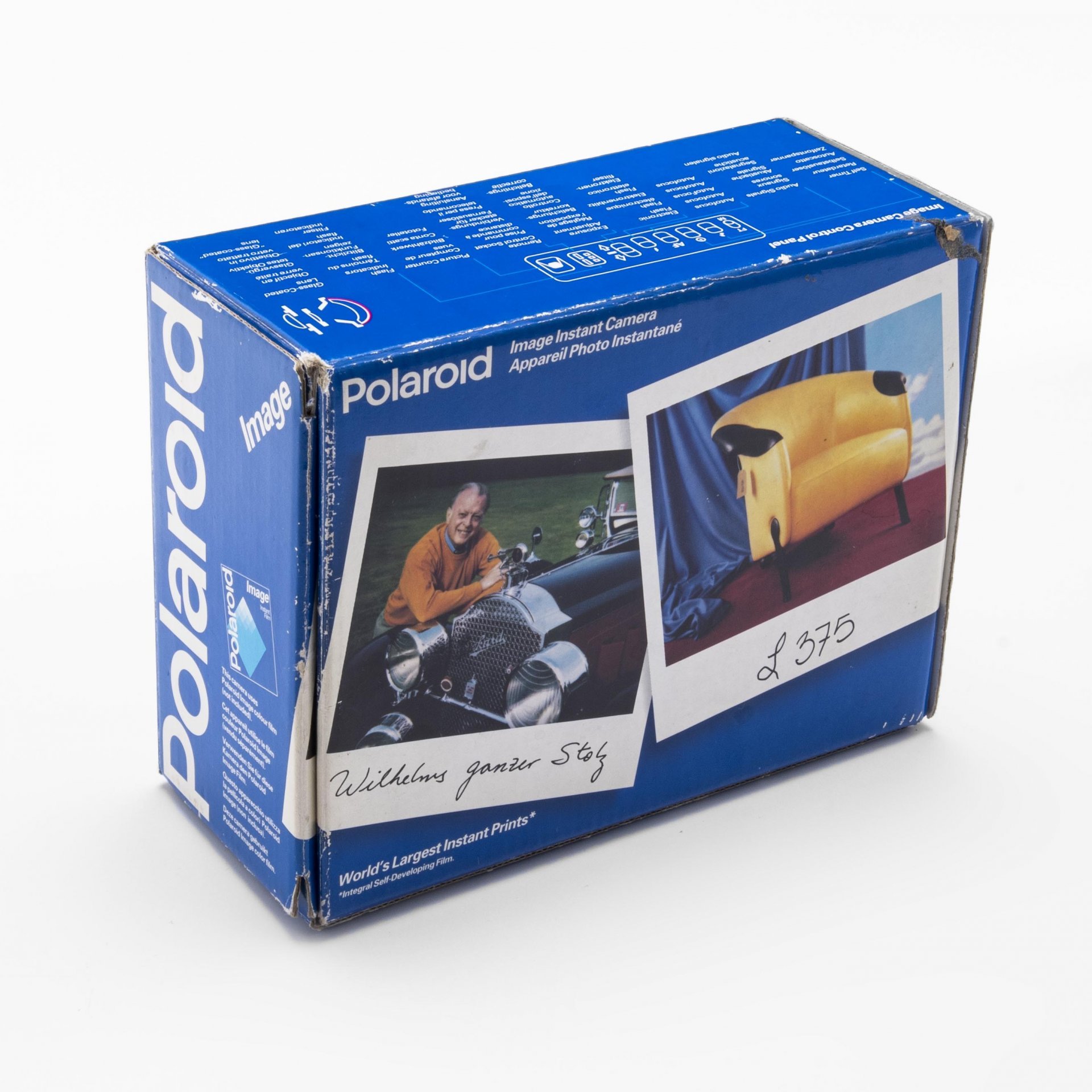 Фотоаппарат "Polaroid Image" в оригинальной коробке с инструкцией, пластмасса, Великобритания, 1980-1990 гг.