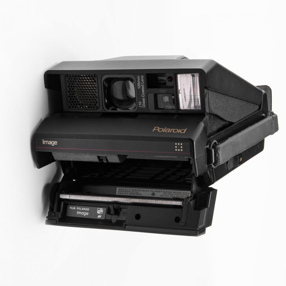 Фотоаппарат "Polaroid Image" в оригинальной коробке с инструкцией, пластмасса, Великобритания, 1980-1990 гг.