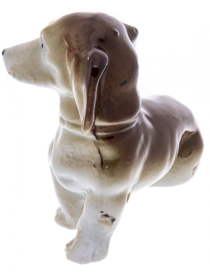 Статуэтка "Такса", фарфор, роспись, ГДР, 1970-1990 гг.