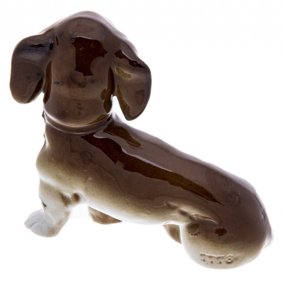 Статуэтка "Такса", фарфор, роспись, ГДР, 1970-1990 гг.
