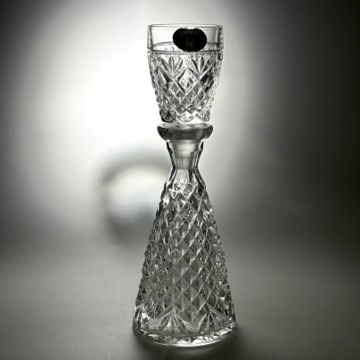 Графин миниатюрный с крышкой в виде стопки, Bohemia Crystal (Bohemia Glass)