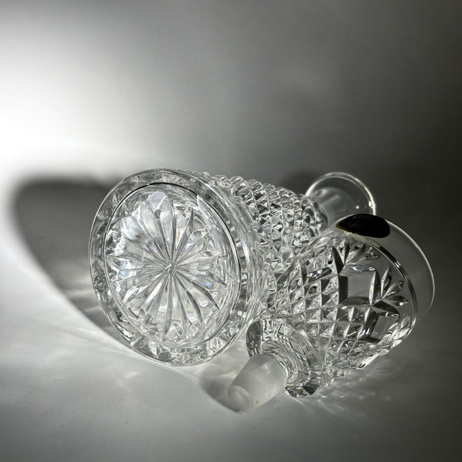 Графин миниатюрный с крышкой в виде стопки, Bohemia Crystal (Bohemia Glass)