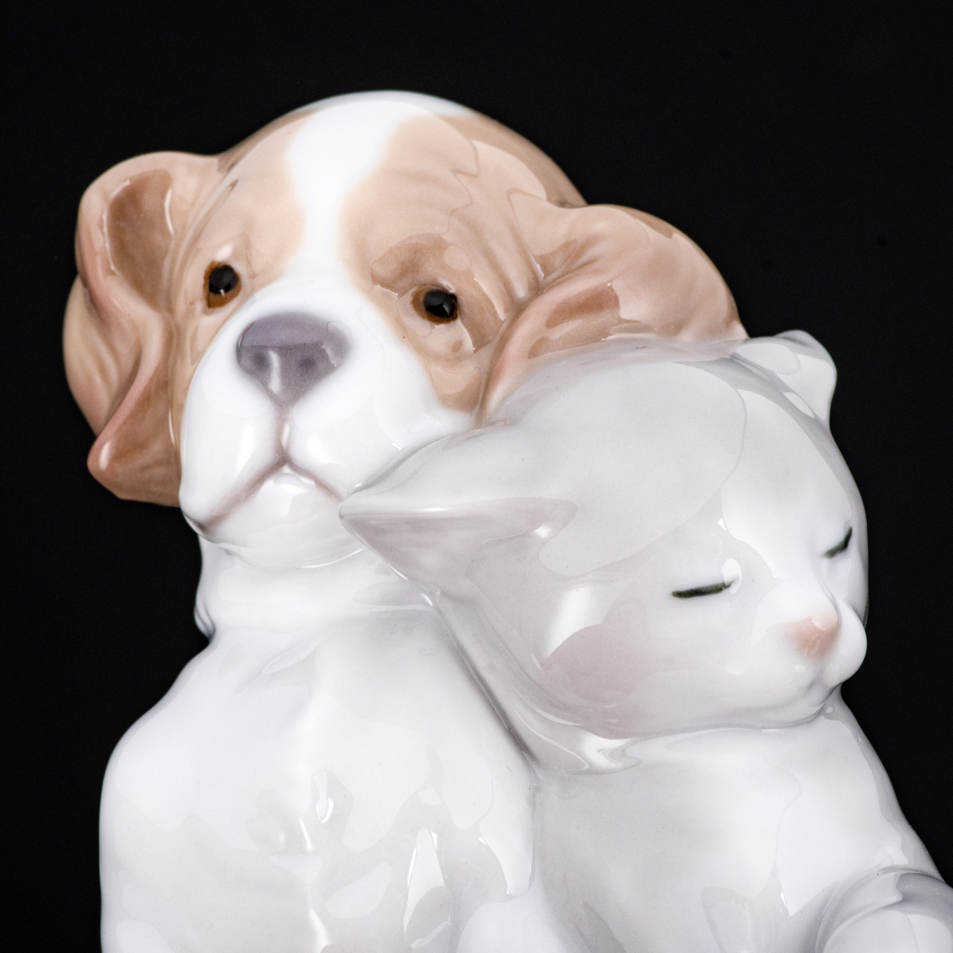 Статуэтка "Щенок и котенок", Lladro