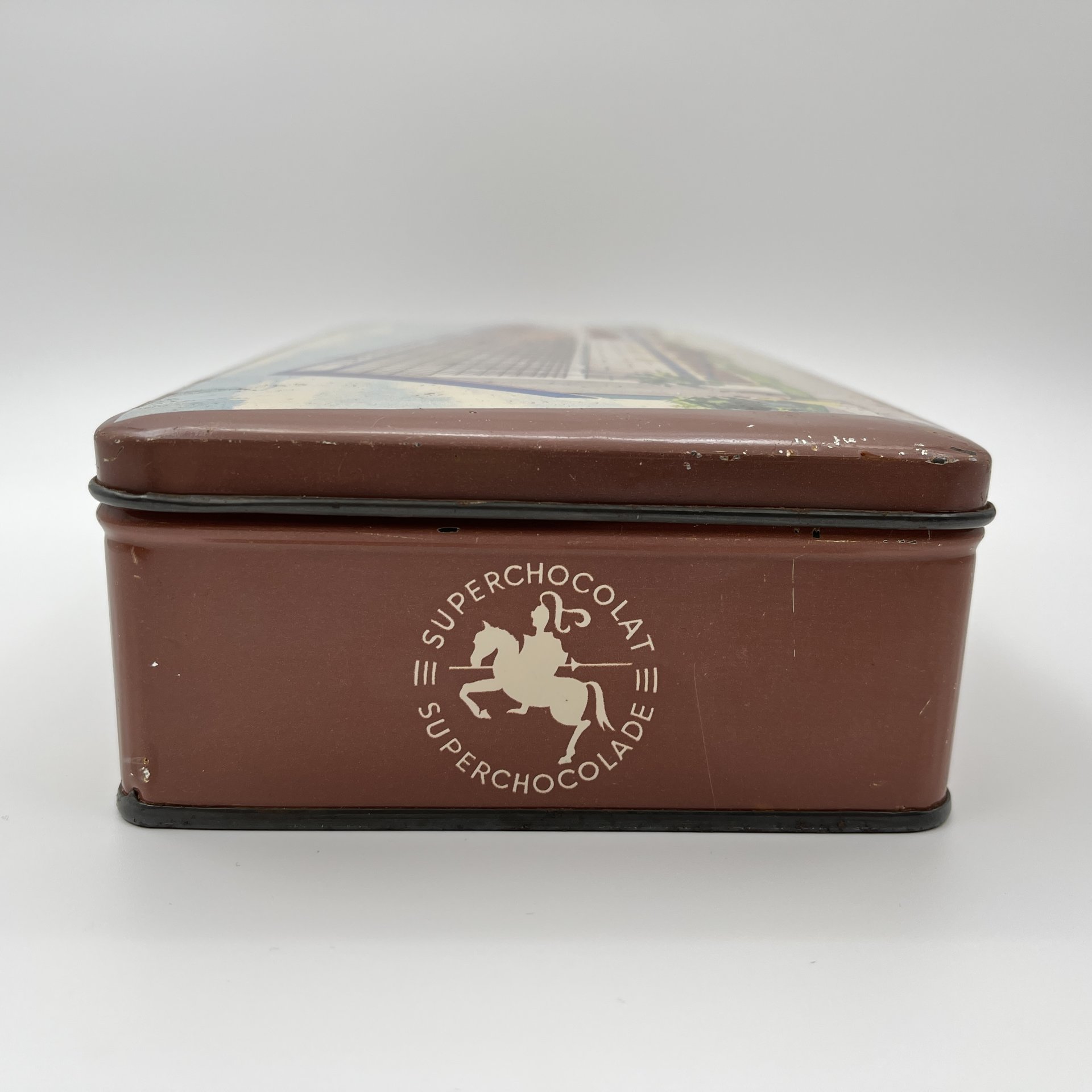 Коробка металлическая "Souvenir Expo 58"