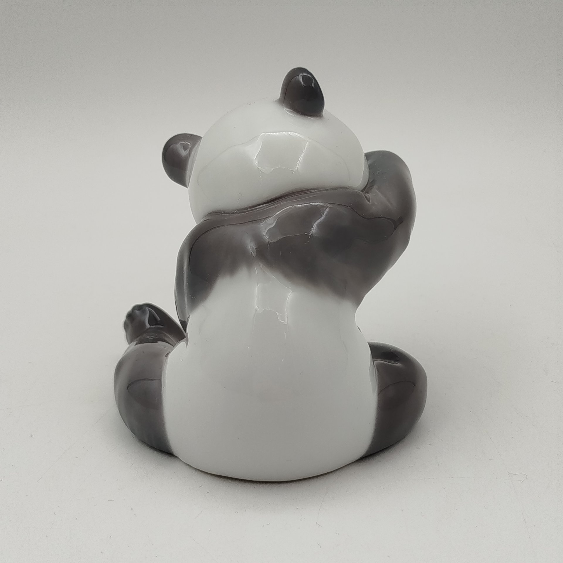 Статуэтка «Счастливая панда», фарфор, роспись, Lladro, Испания, 2007 г.