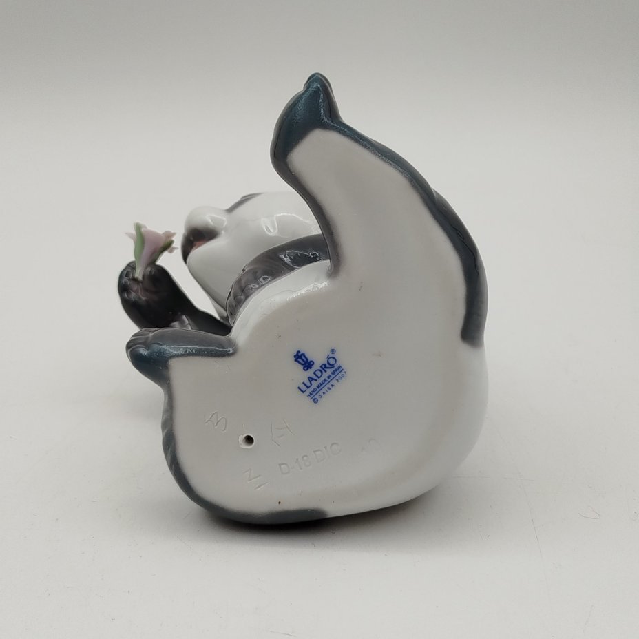 Статуэтка «Счастливая панда», фарфор, роспись, Lladro, Испания, 2007 г., Lladro