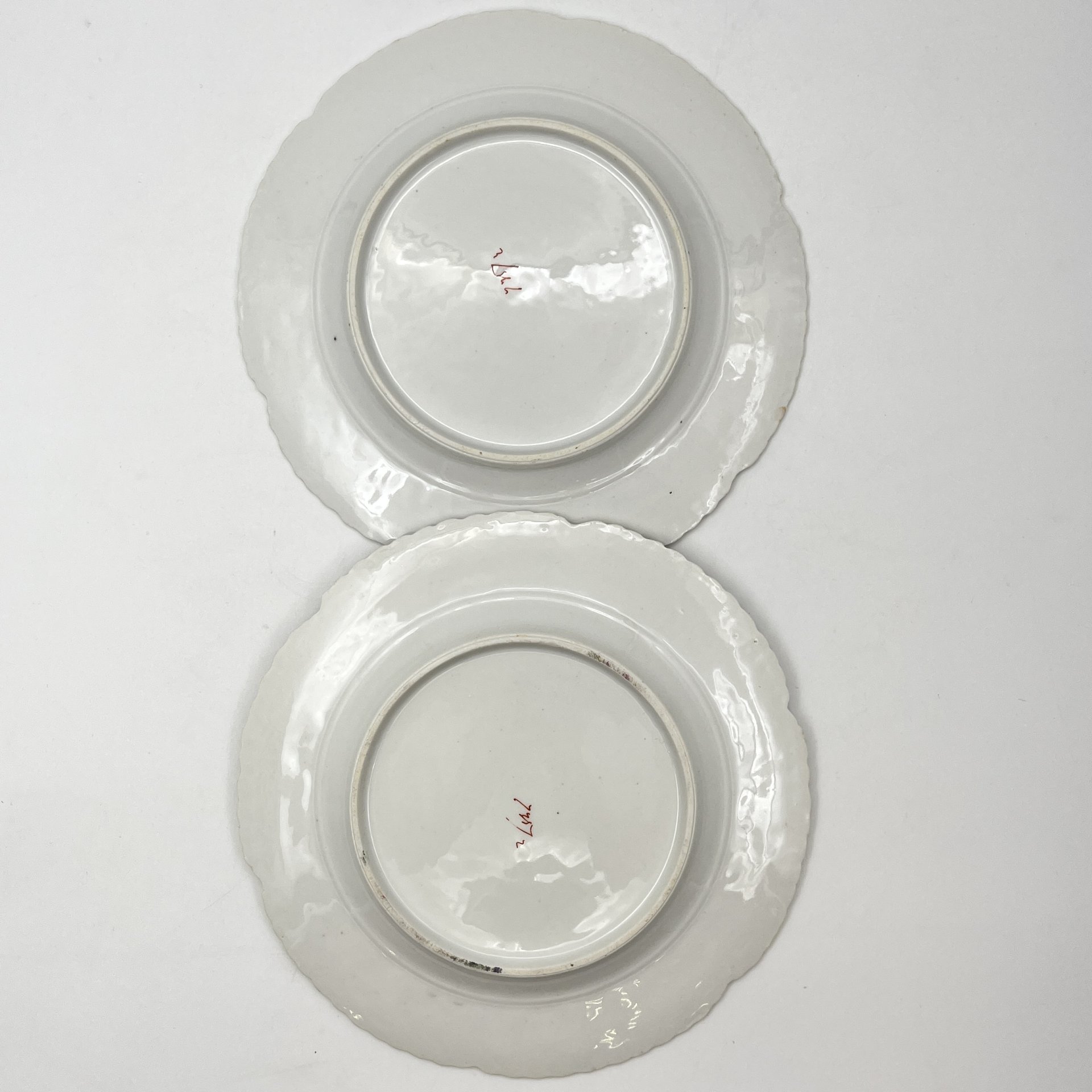 Пара десертных тарелок "Маки"