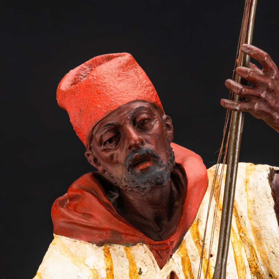 Скульптурная композиция "Бедуин-музыкант", автор Franz Bergmann