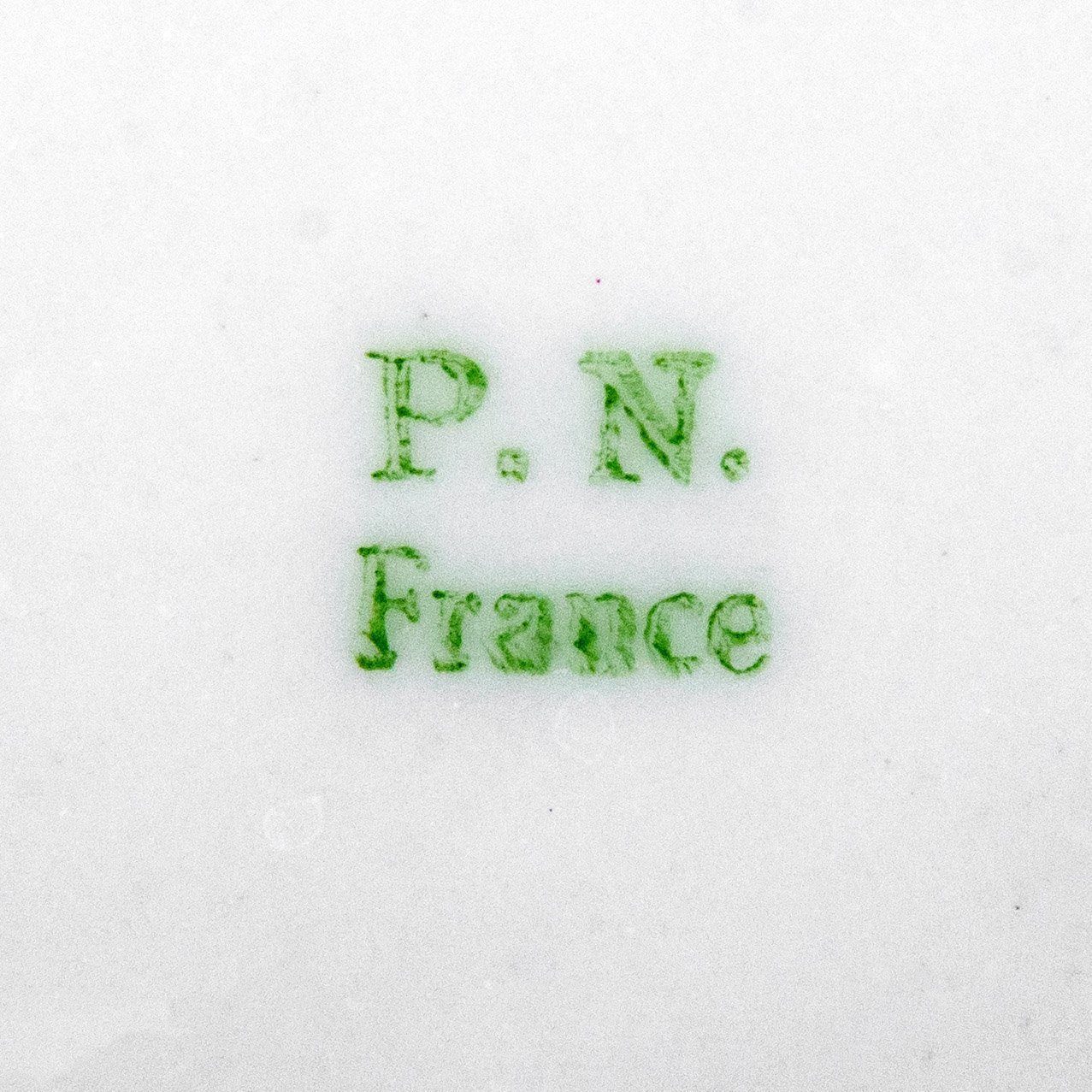 Сервиз обеденный с цветочным декором на 6 персон (15 предметов), P.N. France, фарфор, деколь, золочение, Limoges, Франция, 1950-1970 гг.