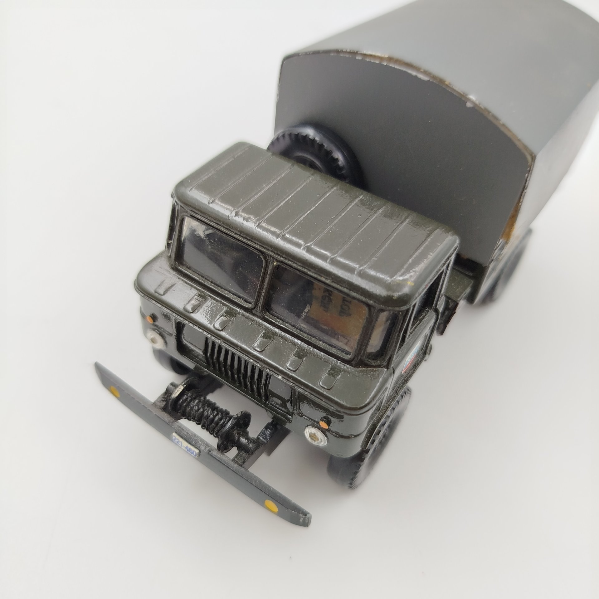 Модель автомобиля "ГАЗ-66", металл, пластмасса, СССР, 1980-1990 гг.