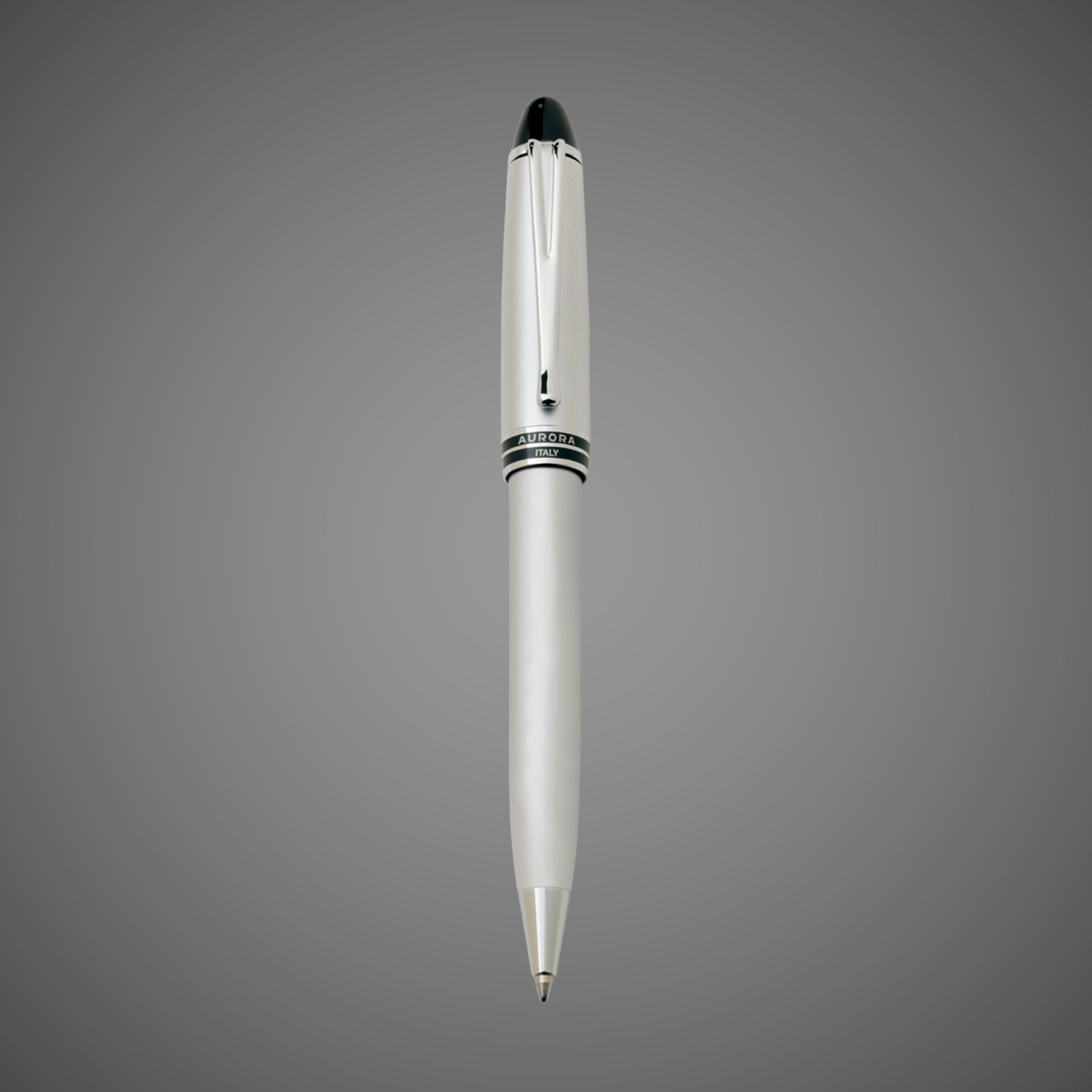 Шариковая ручка Aurora Ipsilon Metal Satin, в подарочной коробке, Лаки и смолы: лак, смола, хром