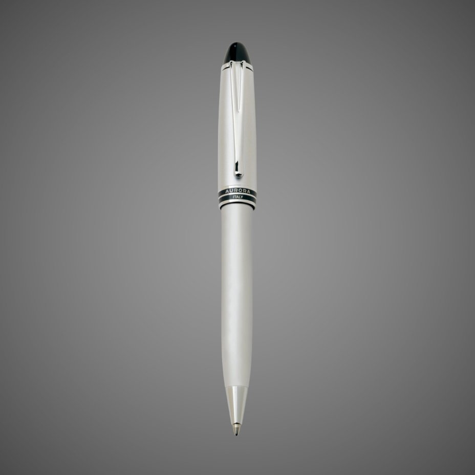 Шариковая ручка Aurora Ipsilon Metal Satin, в подарочной коробке, Лаки и смолы: лак, смола, хром