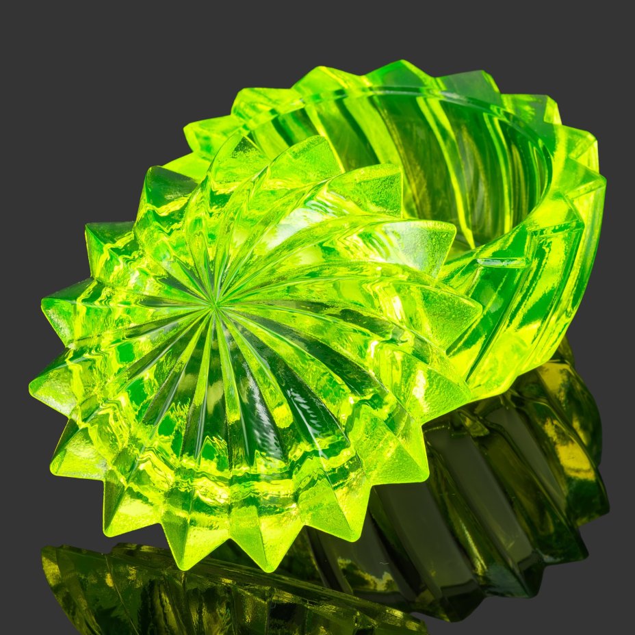 Шкатулка круглой формы в стиле Ар-деко "Пропеллер"