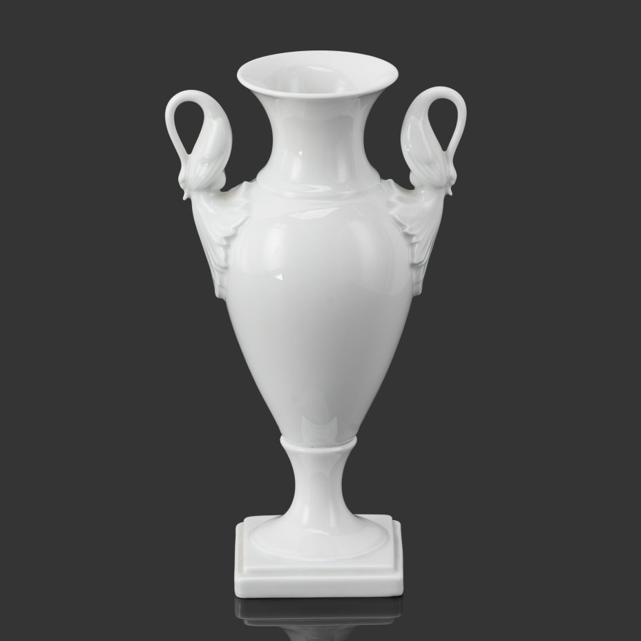 Ваза с ручками в форме птиц, фарфор, Alka-Kunst Alboth & Kaiser Bavaria, Германия, 1960-1967 гг.