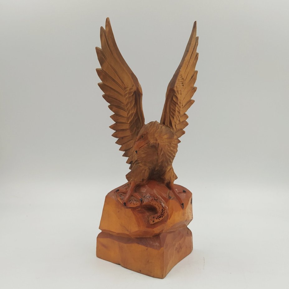 Статуэтка "Орёл", дерево, резьба, СССР, 1960-1990 гг.