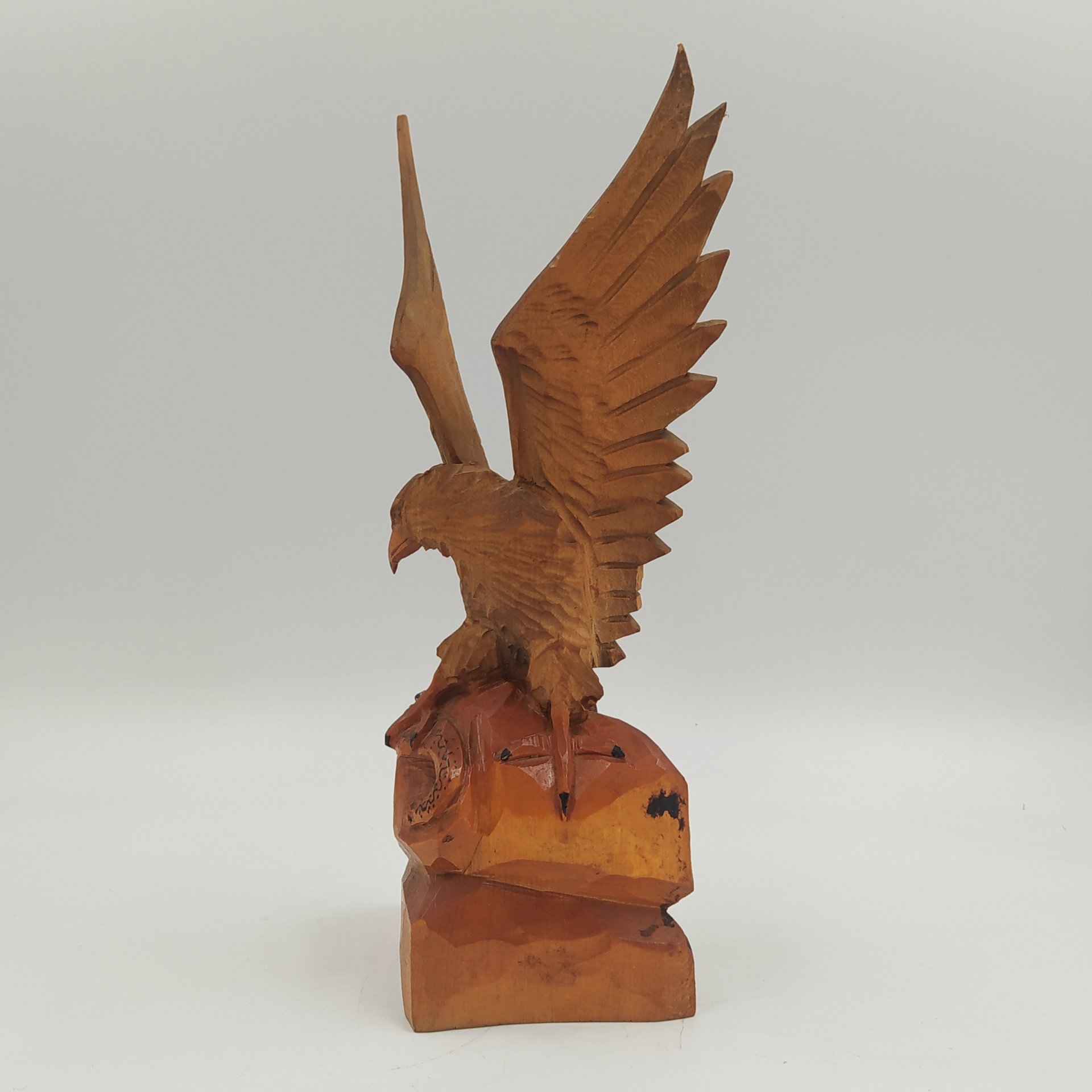 Статуэтка "Орёл", дерево, резьба, СССР, 1960-1990 гг.