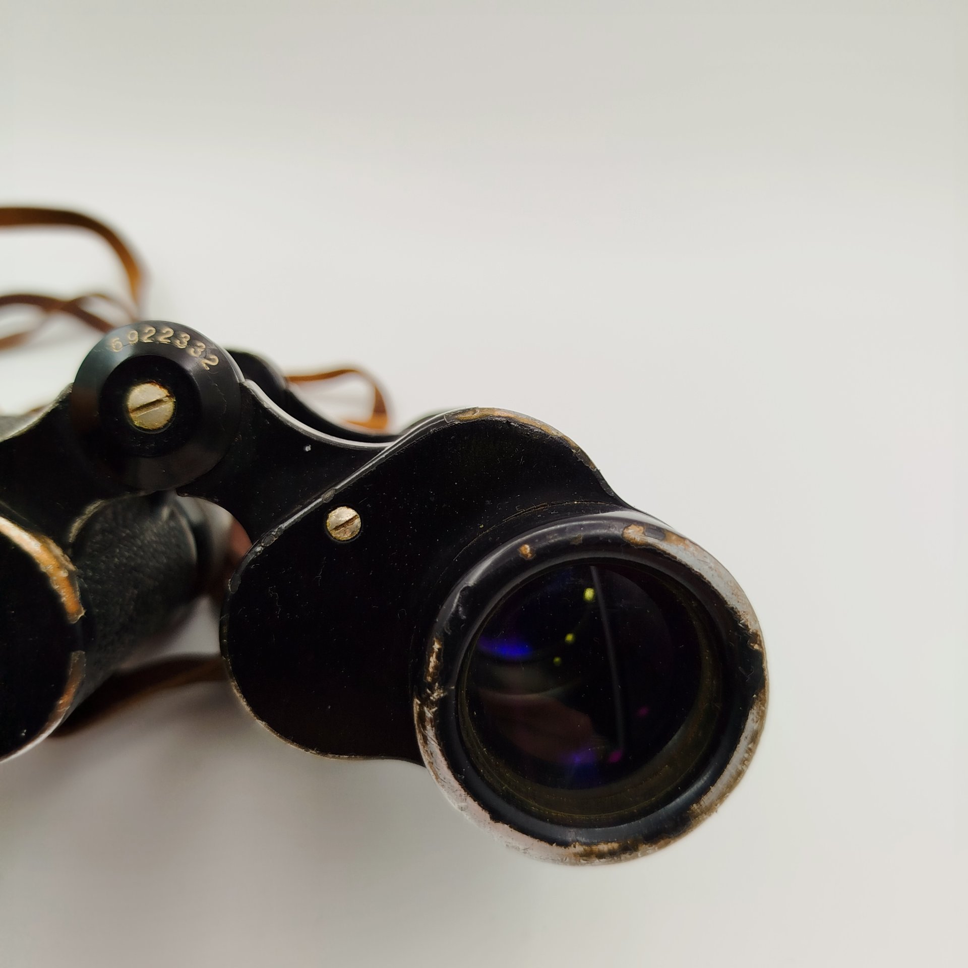 Бинокль призменный полевой (БПП) 8х30 в кофре, металл, стекло, кожп, Казанский оптико-механический завод (КОМЗ), СССР, 1070-1960 гг.