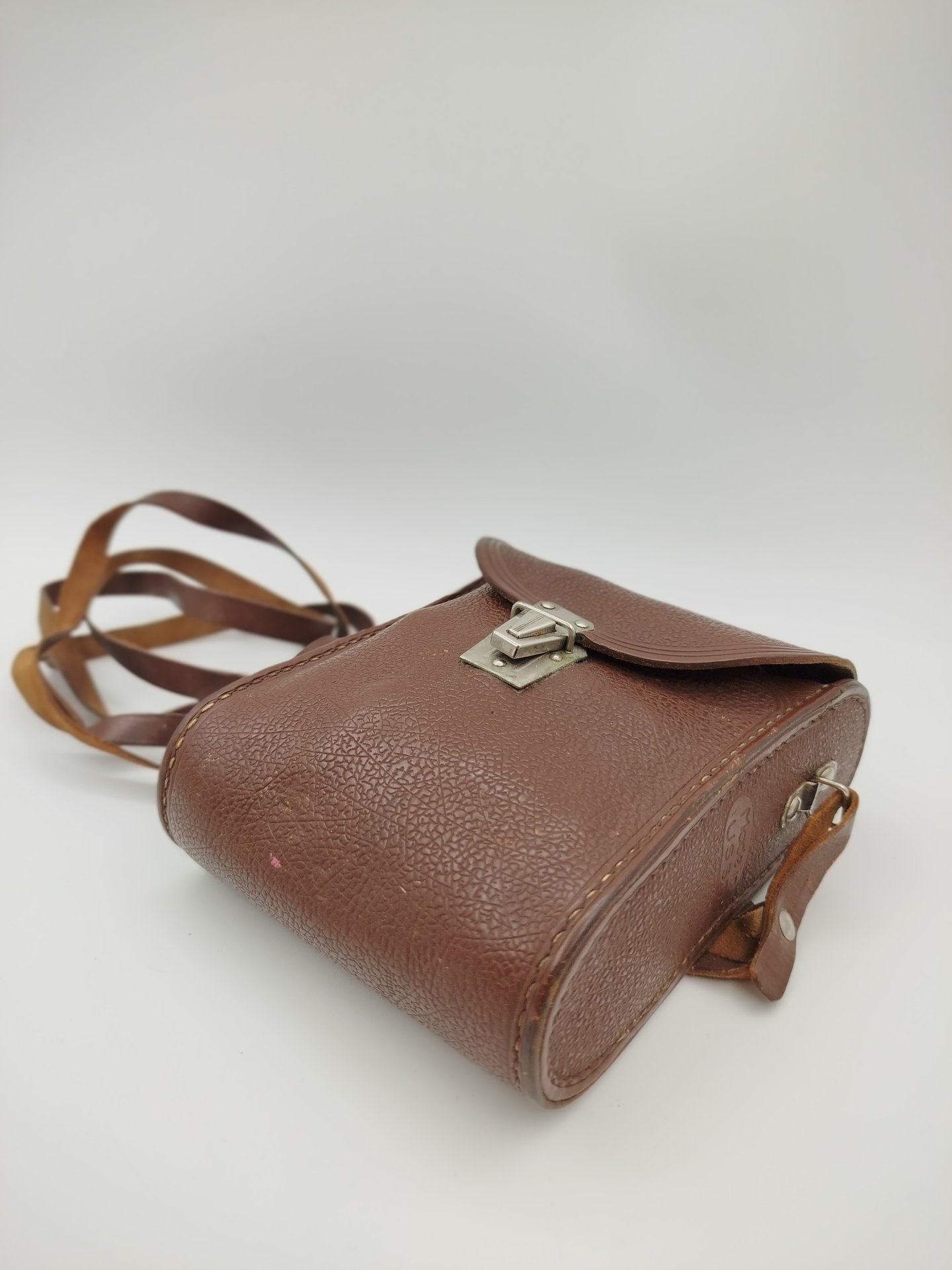 Бинокль призменный полевой (БПП) 8х30 в кофре, металл, стекло, кожп, Казанский оптико-механический завод (КОМЗ), СССР, 1070-1960 гг.