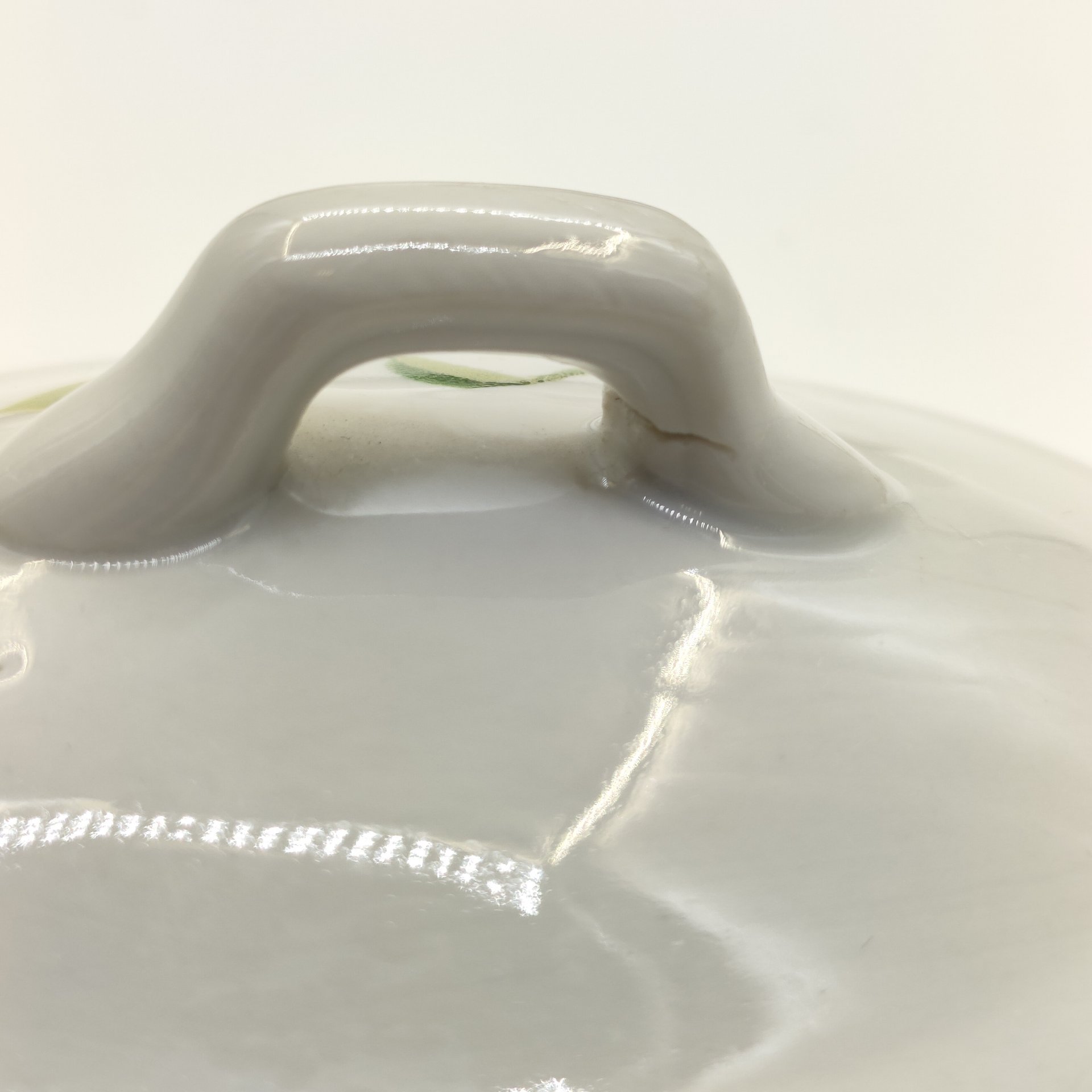 Набор из 3-х предметов с цветочным декором (сахарница, соусник, селёдочница), фарфор, деколь, Дулевский фарфоровый завод (Дулёво), СССР, 1960 г.