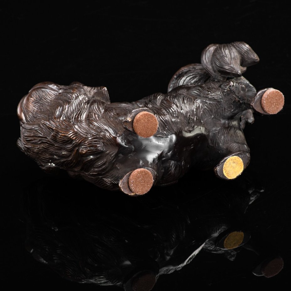 Скульптура кабинетная "Пекинес", металл, литье, Европа, 1980-2000 гг.