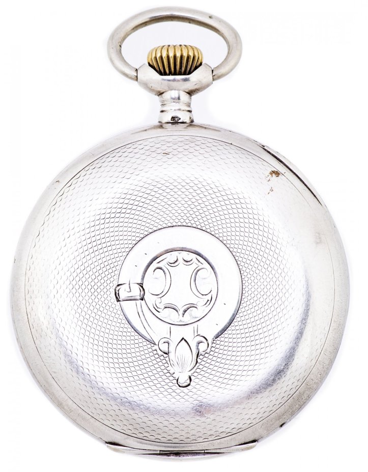 Часы карманные, серебро 800 пр., эмаль, фирма "Omega", Швейцария, 1910-1920 гг., Omega