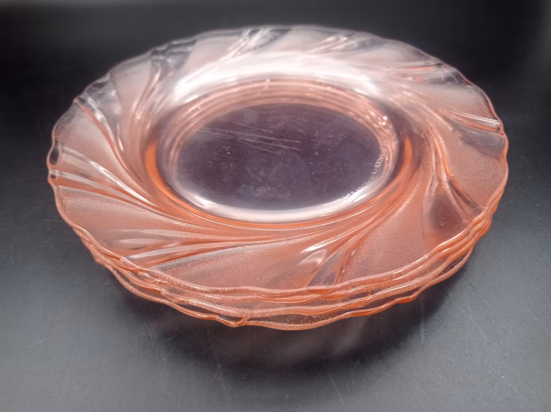 Комплект из 4 десертных тарелок из серии "Rivage Rose", Duralex