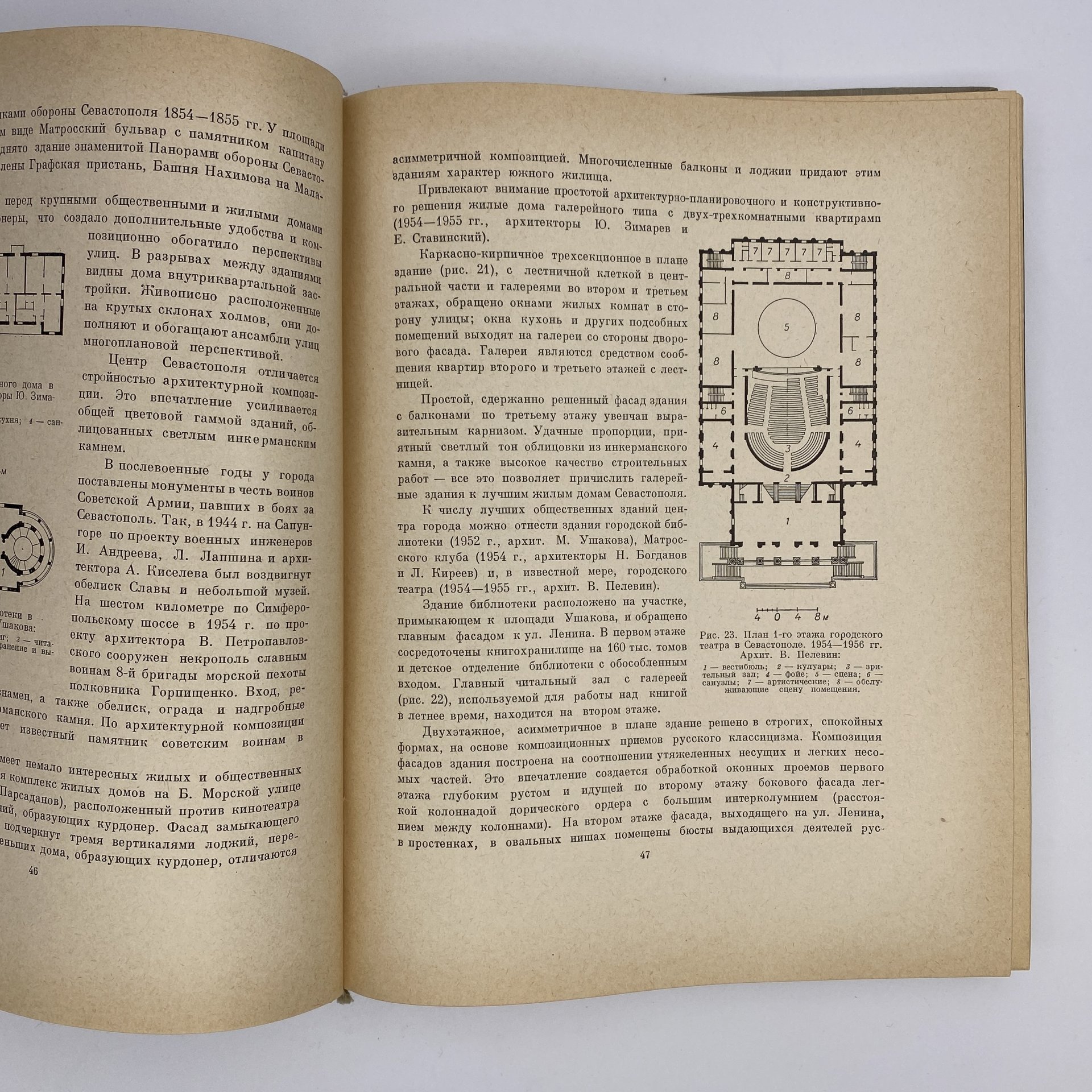 Книга "Архитектура Крыма", Ю. С. Асеев, Г. А. Лебедев, Государственное издательство литературы по строительству и архитектуре УССР