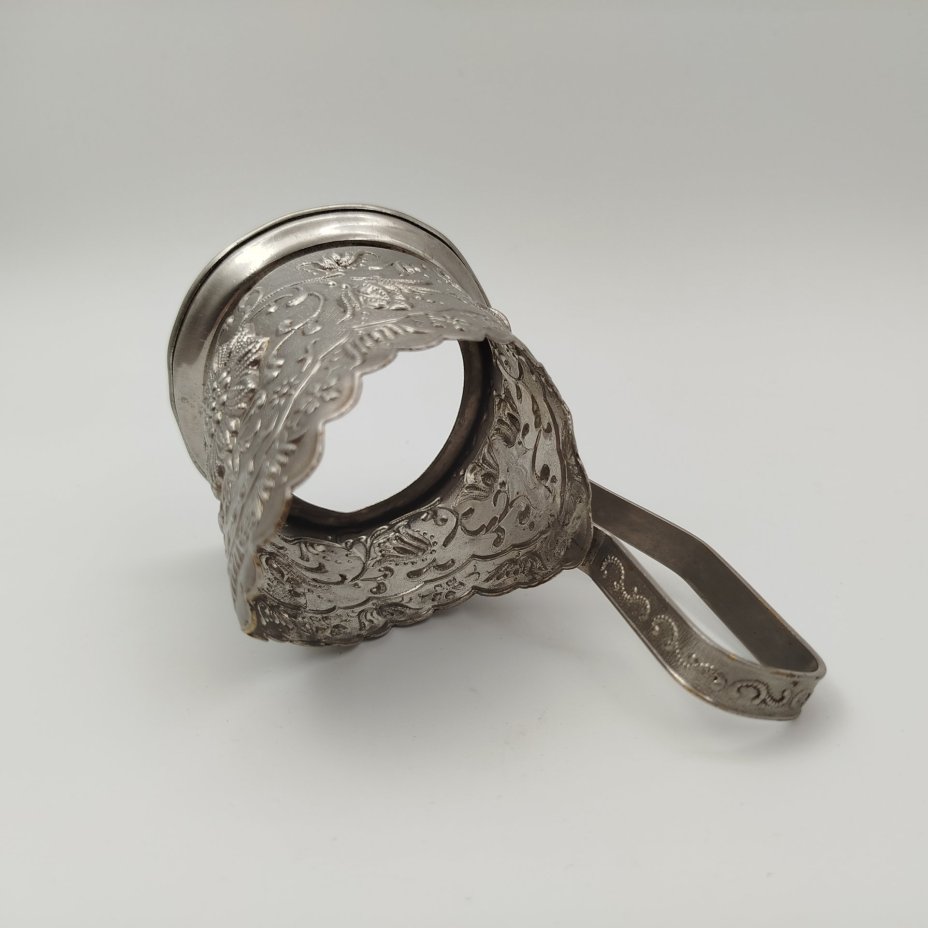 Подстаканник "Цветок", металл, Ленэмальер (Ленинградский эмальер), СССР, 1950-1960 гг., Ленэмальер (Ленинградский эмальер)