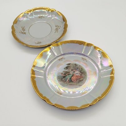 Набор из блюдца и десертной тарелки "Мадонна"