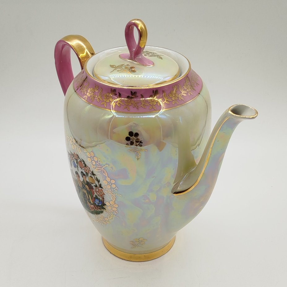 Чайник доливной "Мадонна" в стиле шинуазри