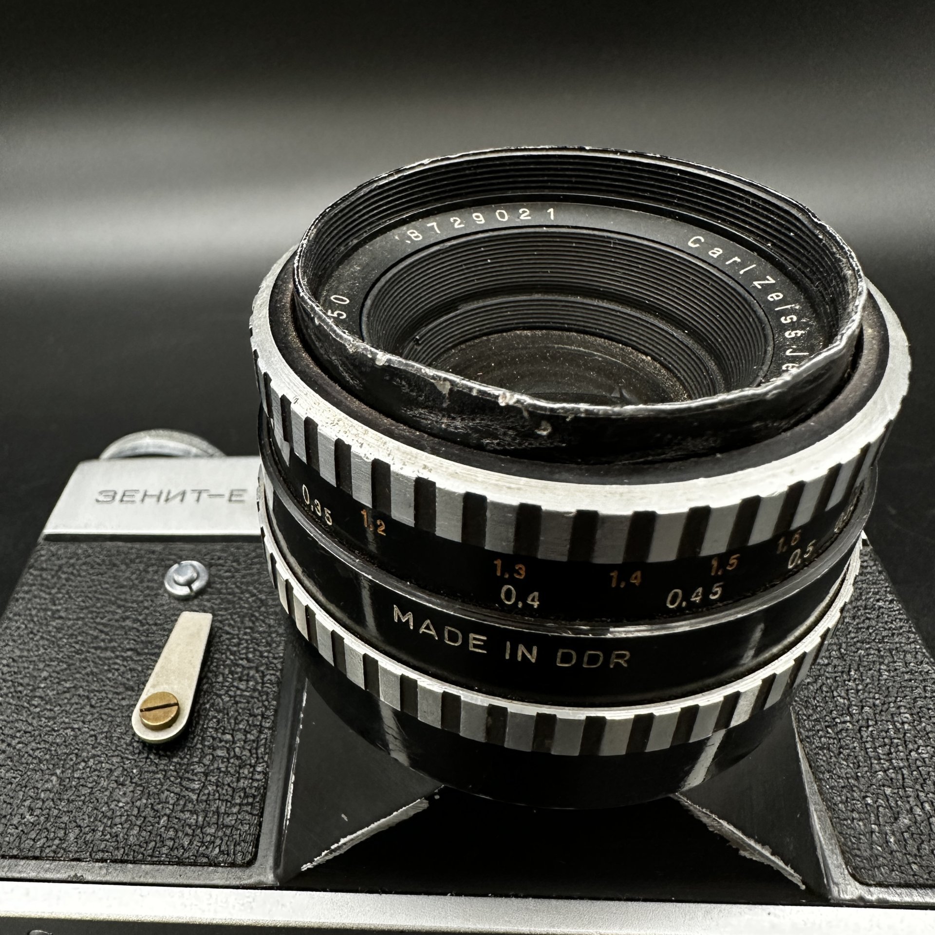Фотоаппарат "Зенит-Е" с объективом "Carl Zeiss", Белорусское оптико-механическое объединение (БелОМО)