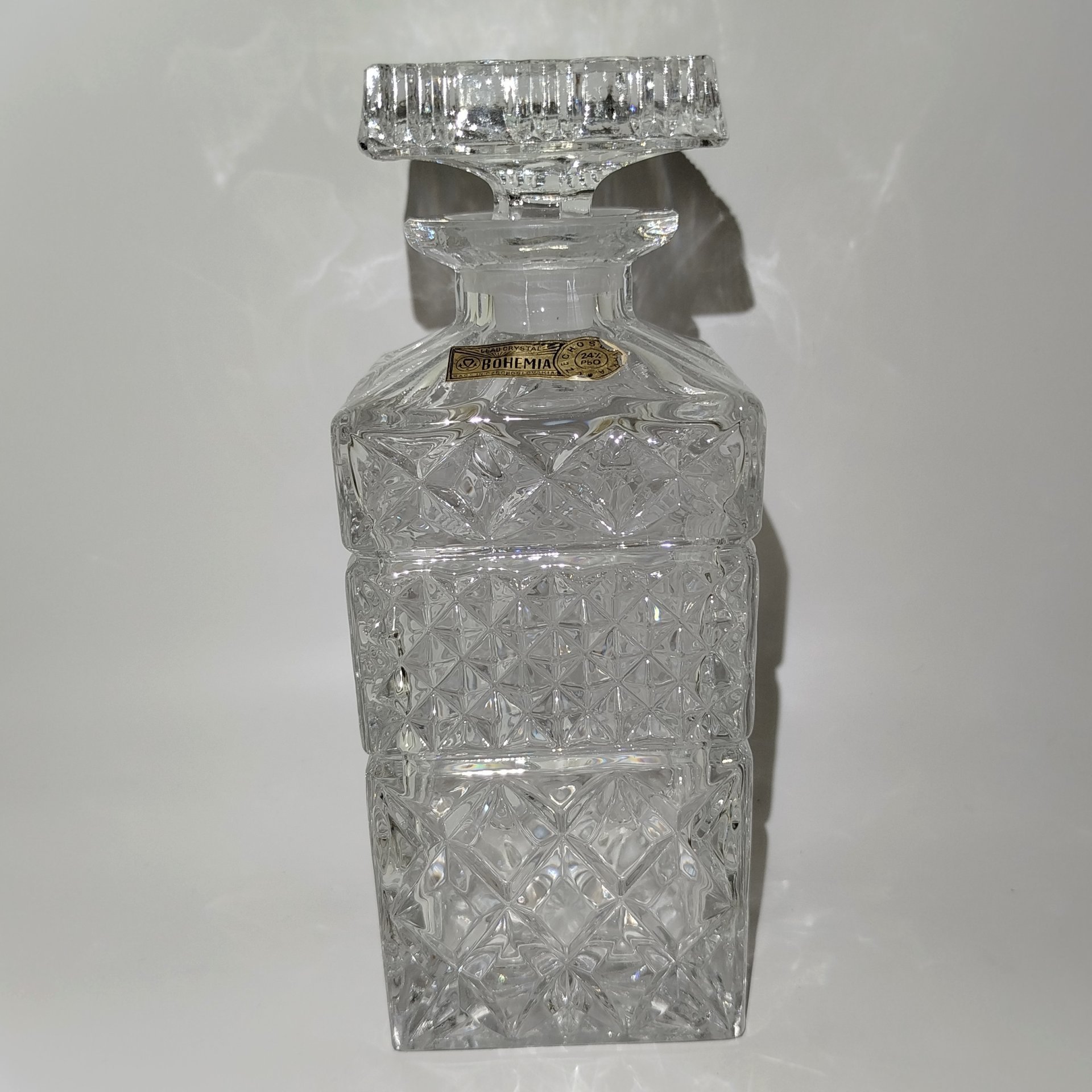 Штоф четырёхгранный "Madison", хрусталь, алмазная грань, Bohemia Crystal (Bohemia Glass), Bohemia Crystal (Bohemia Glass)