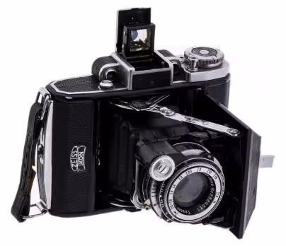 Фотоаппарат складной, пленочный "Zeiss Ikon Super Ikonta 531" с объективом Carl Zeiss Jena Tessar 1:35 f=7,5 cm, металл, кожа, Германия, 1936 г., Carl Zeiss