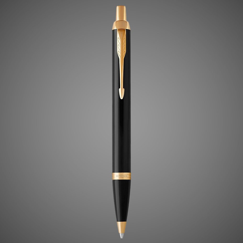 Набор Parker: Перьевая и Шариковая ручка Parker IM Core Black GT, Лаки и смолы: лак, латунь