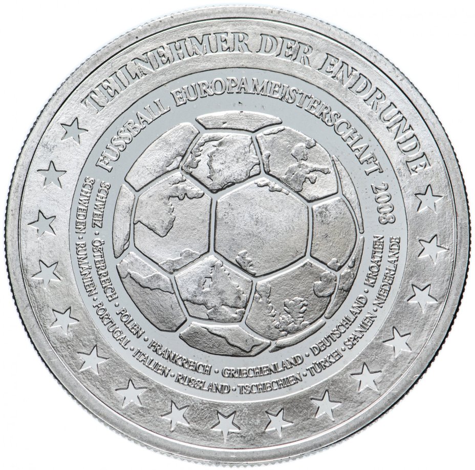 Жетон "Чемпионат Европы по футболу, Германия" 2008
