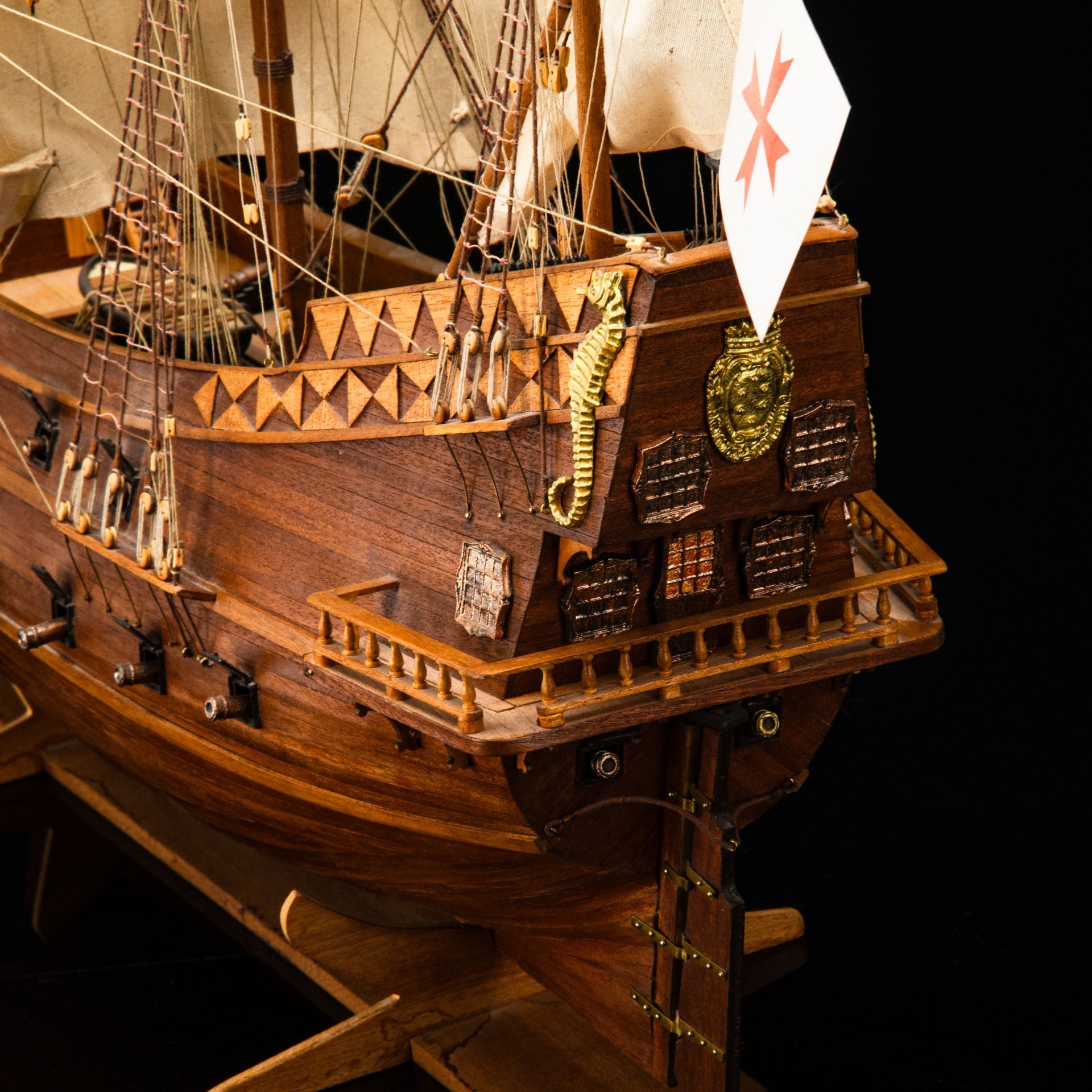 Модель галеона конца XVI – начала XVII века “Сан Джованни Батиста”, масштаб 1:50