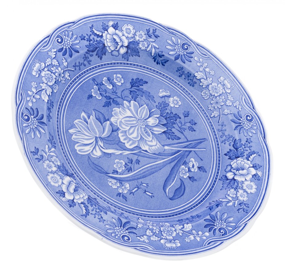 Тарелка декоративная из серии "Botanical", фарфор, деколь, Англия, 1980-2000 гг.