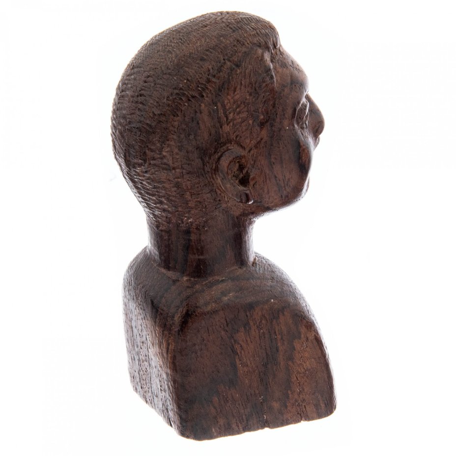 Статуэтка "Мужской бюст", дерево, резьба, Африка, 1990-2010 гг.