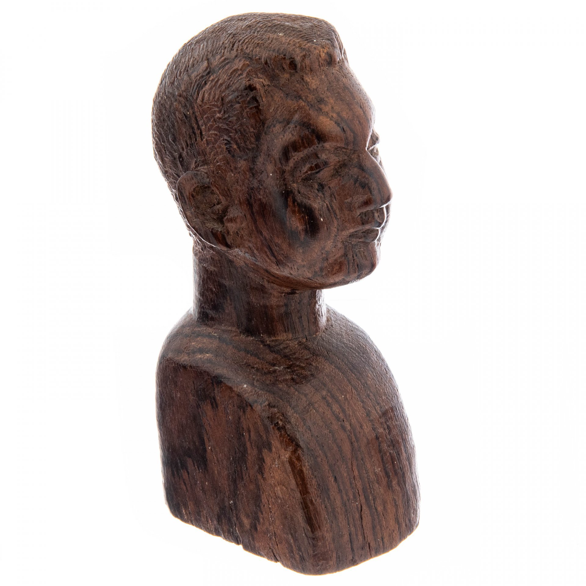 Статуэтка "Мужской бюст", дерево, резьба, Африка, 1990-2010 гг.