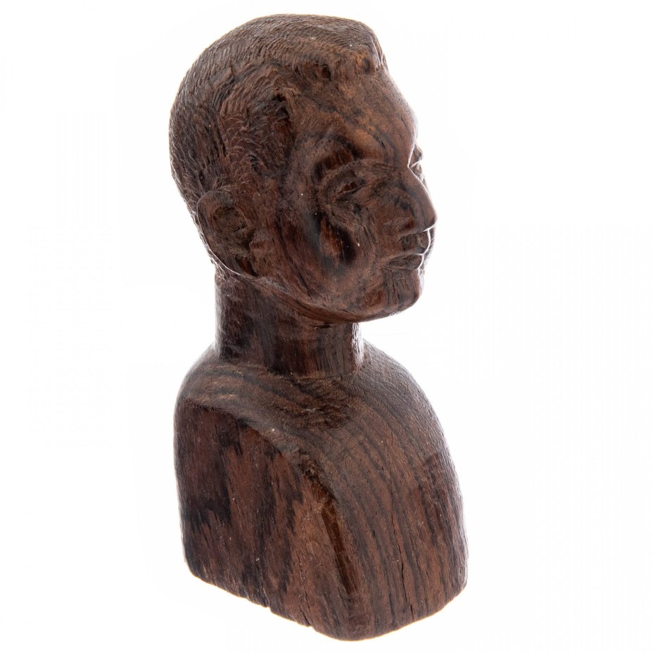 Статуэтка "Мужской бюст", дерево, резьба, Африка, 1990-2010 гг.