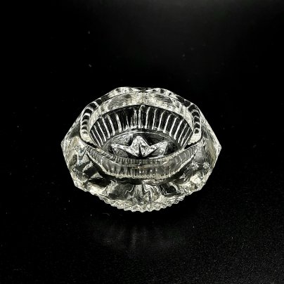 Солонка восьмигранная, стекло, Россия, 1900-1950 гг.
