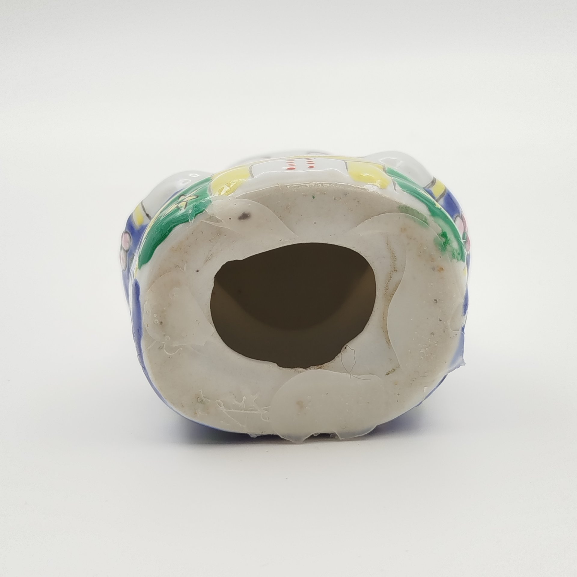 Статуэтка "Малыш Будды" с пожеланием крепкого здоровья, фарфор, роспись эмалевыми красками, Китай, 1960-1980 гг.