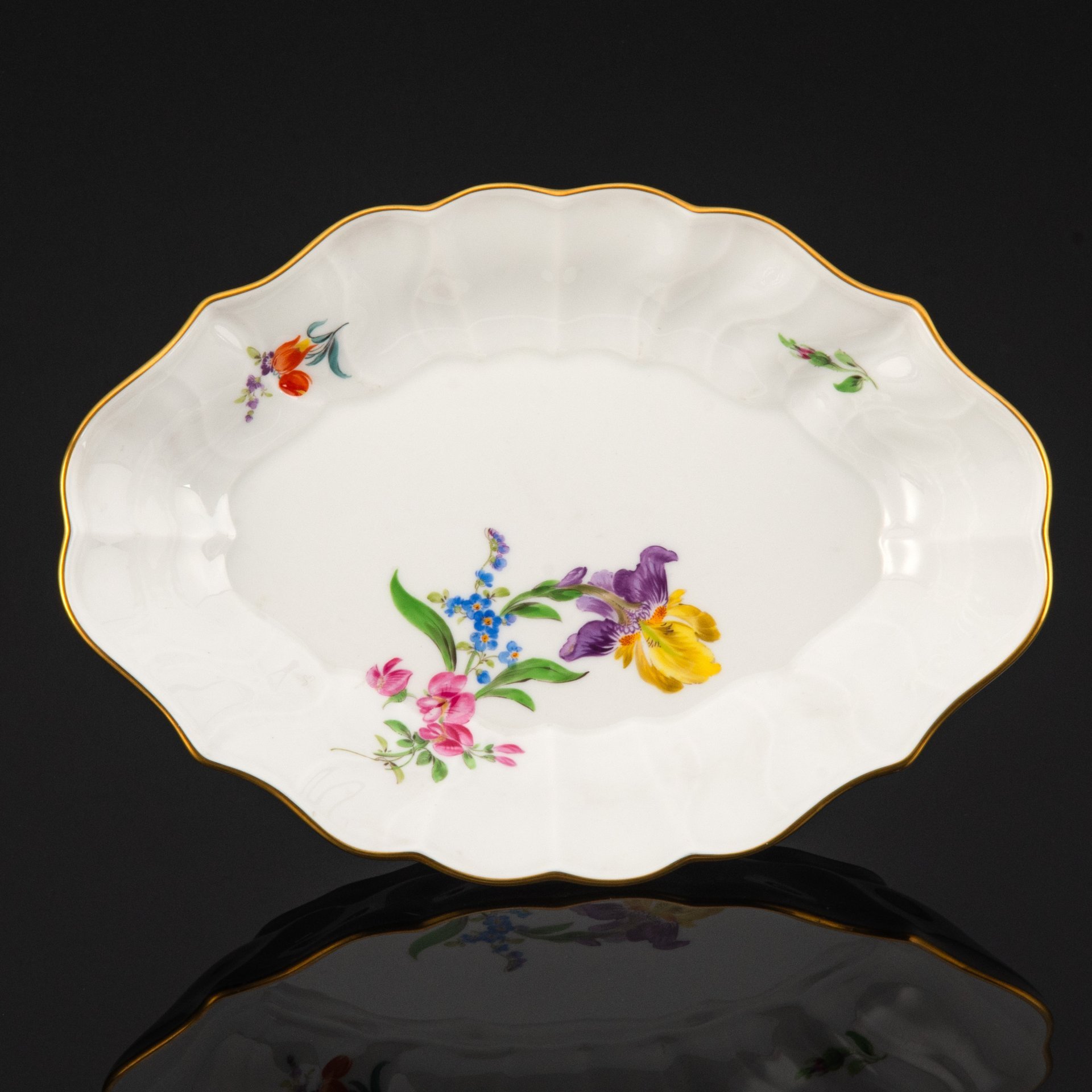 Блюдо "Мейсенский букет", Meissen (Мейсенский фарфор)