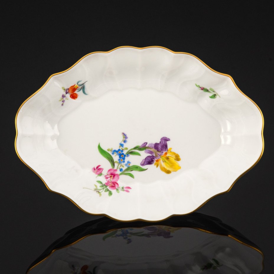 Блюдо "Мейсенский букет", Meissen (Мейсенский фарфор)