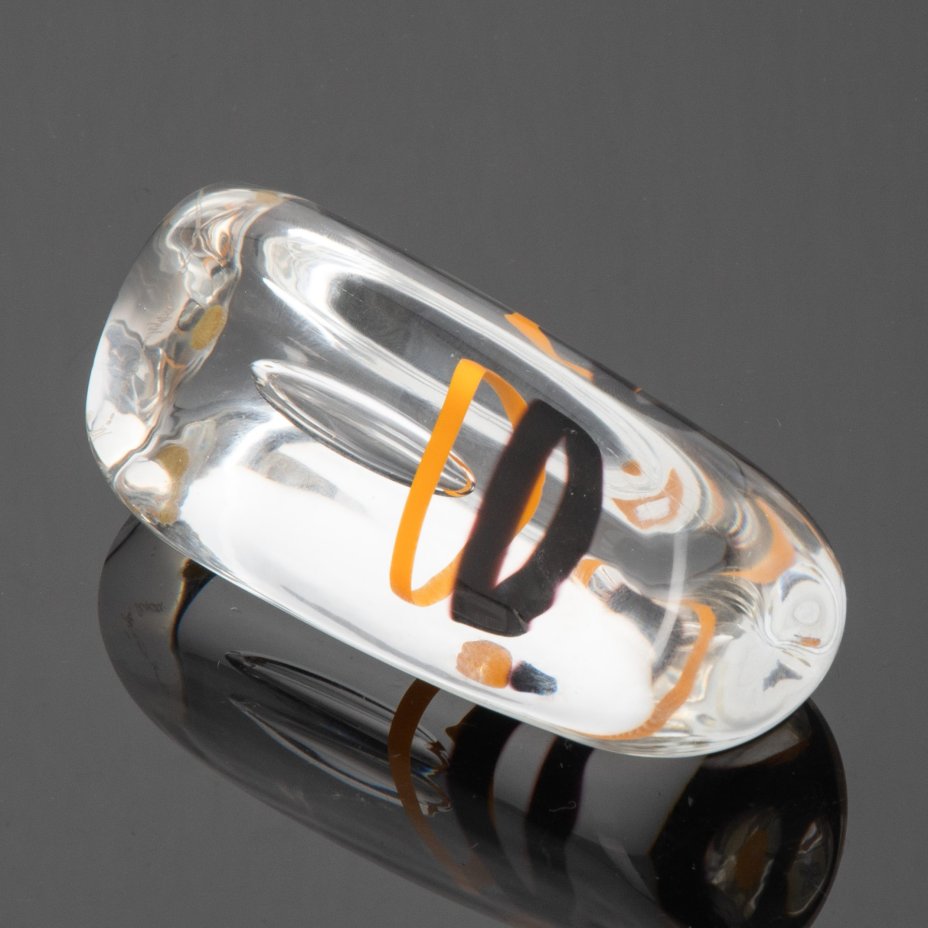 Настольное украшение (пресс-папье), ограниченная серия (77/200), Studioglas Strömbergshyttan