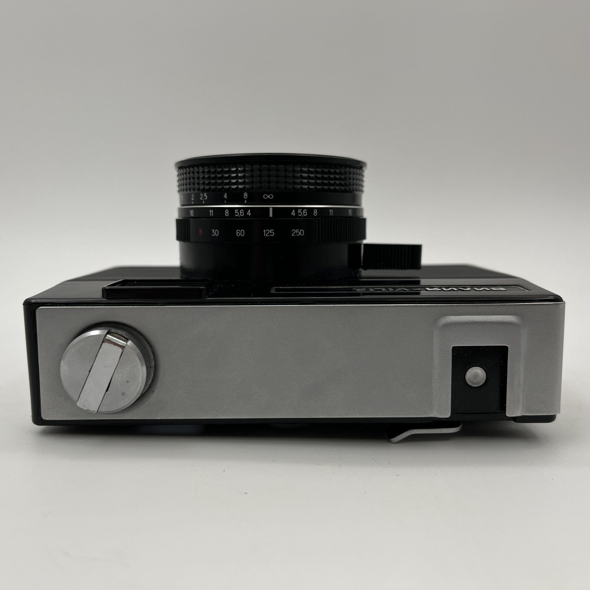 Фотоаппарат "Вилия" с объективом "Триплет 69-3 4/40" в оригинальном кофре, пластик, металл, стекло, кожа, Минский механический завод им. С.И. Вавилова  (БелОМО), СССР, 1974-1985 гг.