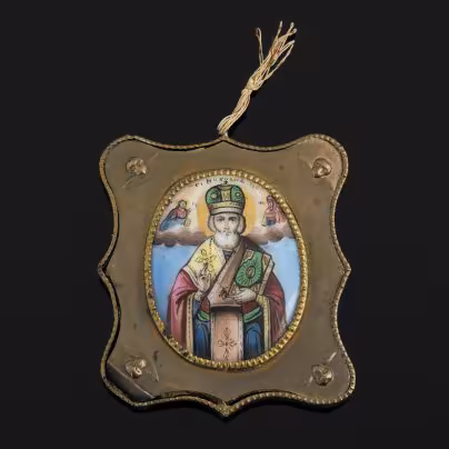 Икона (образок) "Николай Чудотворец"