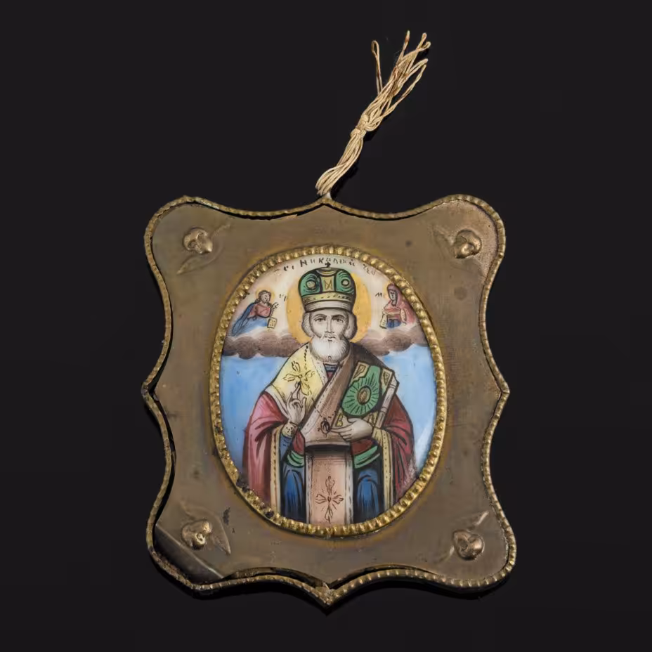 Икона (образок) "Николай Чудотворец"