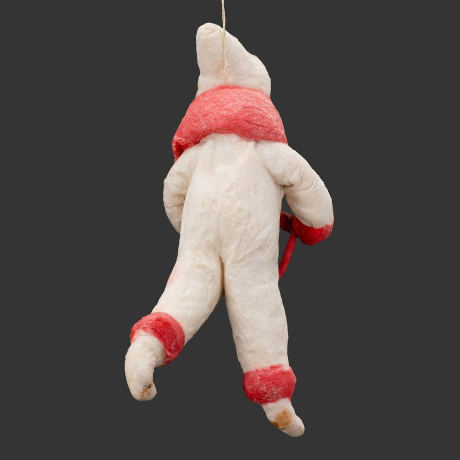 Игрушка ёлочная "Мальчик Арлекино с кругом", Артель "Всё для ребенка" г. Москва