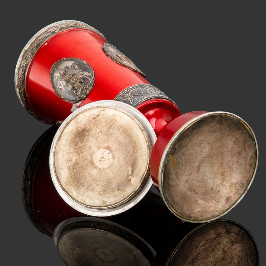 Кубок спортивный (наградной), металл, эмаль, крашение, СССР, 1950-1970 гг.